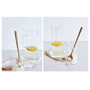 Korean Style Wooden Soup Spoon Long Natural Wood Handle Kitchen Cutlery Spoon