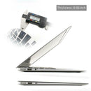 English Rubber Keyboard Cover Protector Film for Macbook Air 13/15/17" Gray