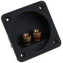 2-Way Speaker Box Terminal Binding Post, Square Spring Cup Connector (80-502)