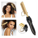 Hair Straightener Flat Irons Straightening Brush Hot Heating TOOLS Hair Z3E0