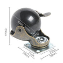 2-Inch Brake CASTER Office Chair Plate Caster Brass Hooded Ball Wheel