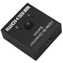 HDMI Switcher 2 Ports Bi-direction Manual Switch 2 x 1 / 1 x 2 HDMI Hub-HDC Q9Q7