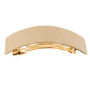 2x Automatic Metal French Barrette Large Hair Clip Pin Ponytail Holder