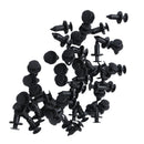 50PCS Auto Car Plastic Bumper Pin Rivet Fasteners Trim Clip Interior Panel Door