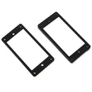 2Pcs Flat Humbucker Pickup Mounting Ring Frame ABS for Electric Guitar