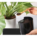 Espresso Knock Box Portable Coffee Grounds Grinds Waste Container Box Bin Black