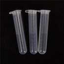 20Pcs 10ml Plastic Centrifuge Lab Test Tube Vial Sample Container with Cap! LJ