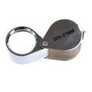 Jewellers Loupe 30 x 21mm Glass Jewellery Antiques Magnifier Hallmark Eye L