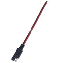 1Pc Battery tender SAE DC power automotive DIY connector cables 2x0.75mm 15cm TE