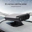 150W DC 12V Vehicle Heater Portable Car Heating Cooling Thermostat (Grey)
