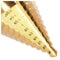 1/4 - 1-3/8 inch Titanium Steel Metal UNI Variable Stepped Down Drill Bit U