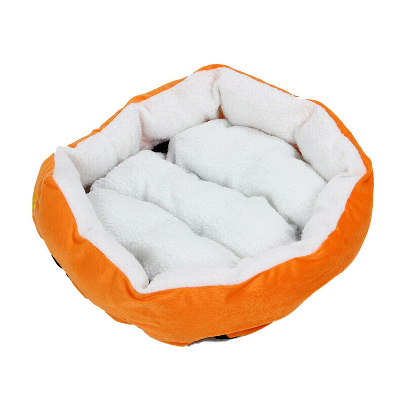 Large Waterproof Warm Soft Fleece Puppy Pet Dog Cat Bed House Basket Nest M F5P8