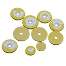 16pc Flute Woodwind Pads Set Yellow Musical Instrument Accessory