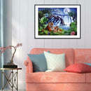 5D DIY Full Drill Diamond Painting Tiger Embroidery Mosaic Kit Wall Decor