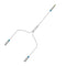 3.5mm AUX Male to 2 Female Headphone Mic Audio Y Splitter Cable for Laptop