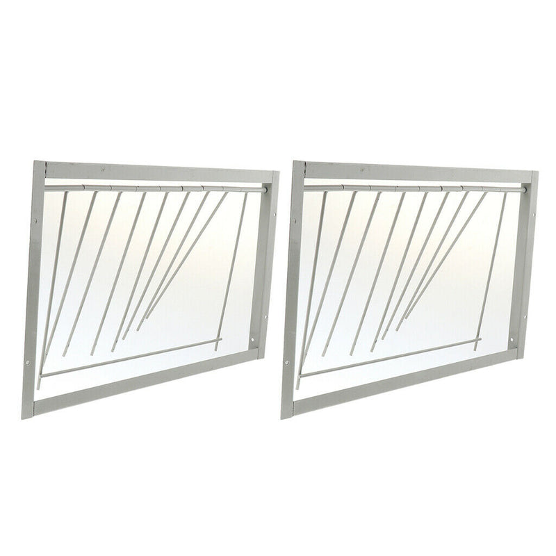 2PCS Pigeon Entrance & Exit Bird Cage Iron Door Curtain Bird Supplies 17''