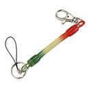Red Yellow Green Spring Plastic Elastic Coil Key Chain Key Chain Rope