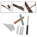 6 Pack Guitar Luthier Tool Kit Guitar Fret Crowning File Fingerboard Guards