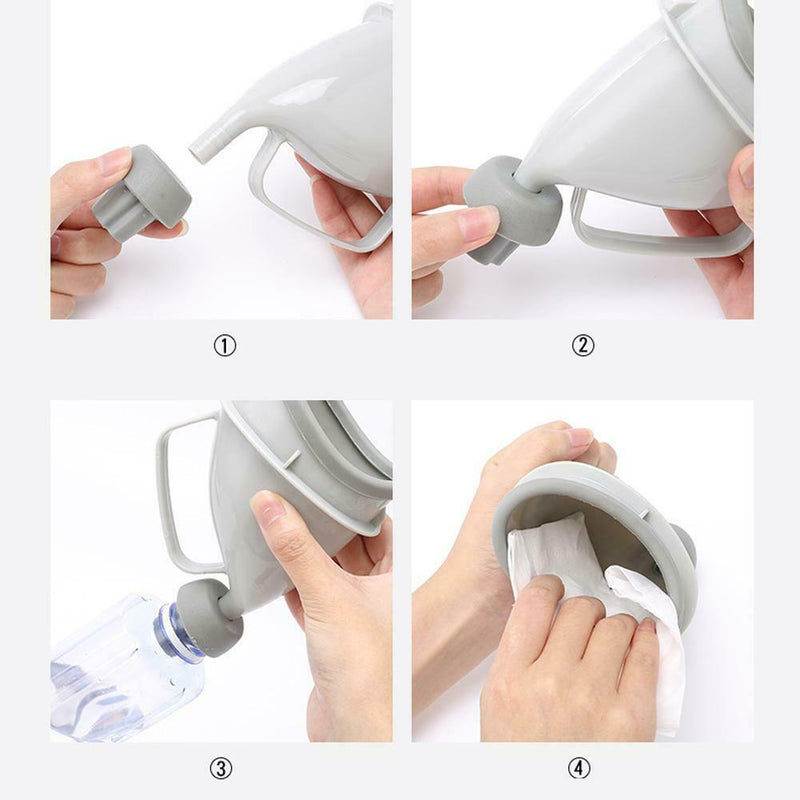 Portable Female Women Ladies Urinal Urine Funnel Camping Travel Pee Urinal