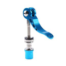 Aluminium Alloy Quick Release Bike Seat Post Clamp Seatpost Skewer blue A