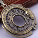 Retro Unisex Metal Jewelry Amulet Pendant Necklace Lucky Protective Talisman ES