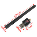 150 Mbps Wireless USB WiFi Adapter MT7601/RTL8188CU Wi-Fi Receiver Dongle 2.^