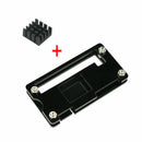 With Heatsink Acrylic Protector Cover Case for Raspberry Pi Zero(Black) Y5N7