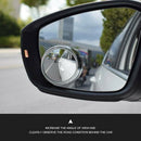 Convex BLIND SPOT MIRROR Towing Reversing Driving SELF-ADHESIVE Car Van Bikes x2