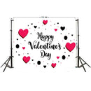 Happy Valentines Day Background Heart Photography Backdrop Wedding Decor