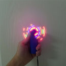 Flash LED Color Matrix Mini Air Cool Fan summer Portable handhold fan  3CAU