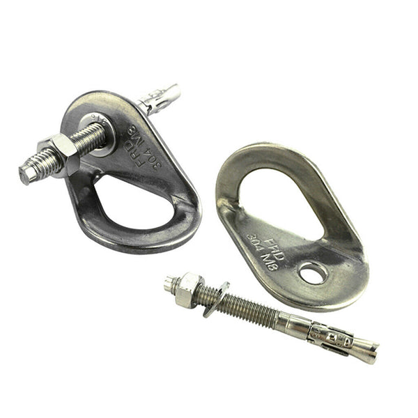 4Pcs 35KN Outdoor Rock Climbing Anchor Set Bolt Hanger Expansion Screw Piton