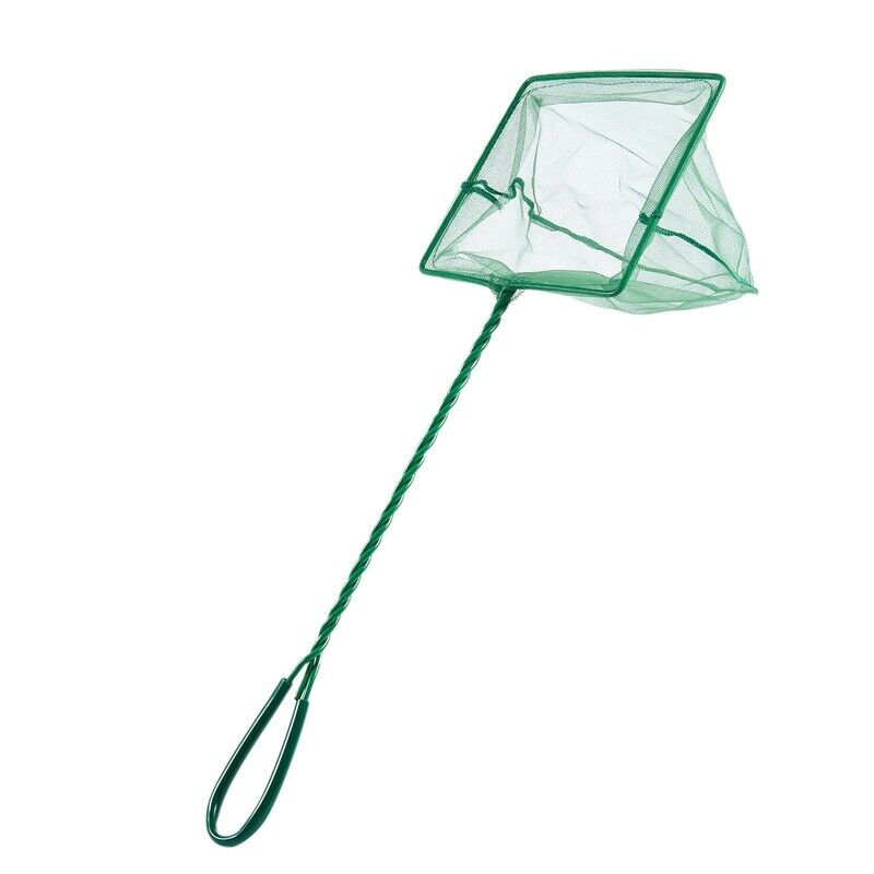 Nylon Aquarium Fish Shrimp Net Meshy, 6-inch, Green