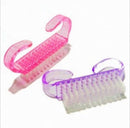 Utility 2X Acrylic  Nail Cleaning Brush Finger Nail Art Tools Kit Set 3C