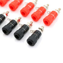 10pcs Red + Black Binding Post for 4mm Banana Plug Power Supply Terminal T9
