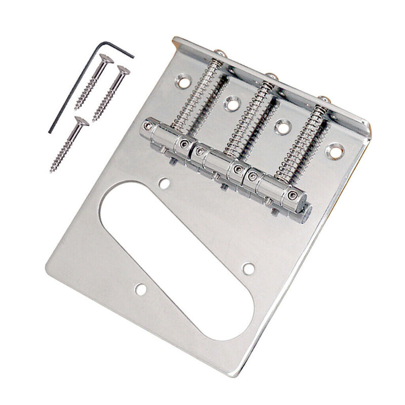 3 String Saddle Top Loader Bridge For  Electric Guitar Replacement Parts