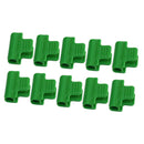 10 Pack 1/2 Inch Plastic Pipe Clamp, Rubber Cushioned Insulated Clamp, Tube