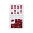 30pcs Full Cover False Nail Decals DIY Nail Patch Manicure Set (24) A