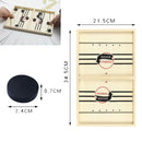 Sling Puck Game Tabletop Sling-shot Foosball Winner Hockey Board Small