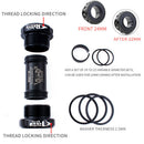 Muqzi Ceramic Bearing Bottom Bracket Bb68-73Mm Bsa Central Axis Thread Form