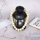 50Pcs/set Log Color Lotus Wood Beads Diy Beaded Loose Beads Hemu Jewelry Z1K9
