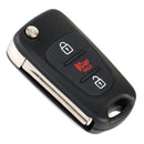 3-Button Remote Folding Key Shell Fob Case Blank Blade fit for KIA Soul 2010-13