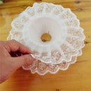 Foam Bouquet Handle Bridal Weddings Flower Holder Decoration With Laces Trim LJA