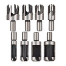 26Pcs Woodworking Chamfer Drilling Tools Including 6 Countersink Drill Bits