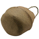 Plant Basket - 38 cm Hand Woven Belly Basket With Handles, Middle Storage L W2A7