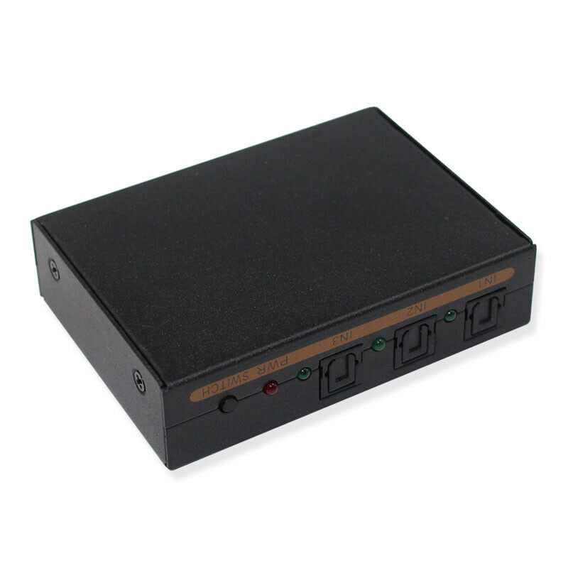 Digital Audio Decoder to Analog 3 Port Optical SPDIF Toslink to L/R RCA 3.5mN4Z5