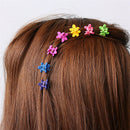 30X Mix Colored Girl Kid Baby Mini Flower Hair Claw Jaw Clip Hair Accessories 3C