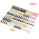 120pcs/set Glue On Bails Spoon Oval Charms Scrabble Pendant  Jewelry Making  JR
