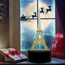 DIY Diamond Painting LED Light Iron Tower Embroidery Night Lamp Home Decor