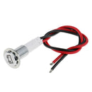 10mm Waterproof LED Battery Alternator Warning Light Lamp Dash Panel Blue