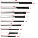 14pcs Durable Pin Punch Tool Set Roll Pin Punch + Hollow End Starter Punch